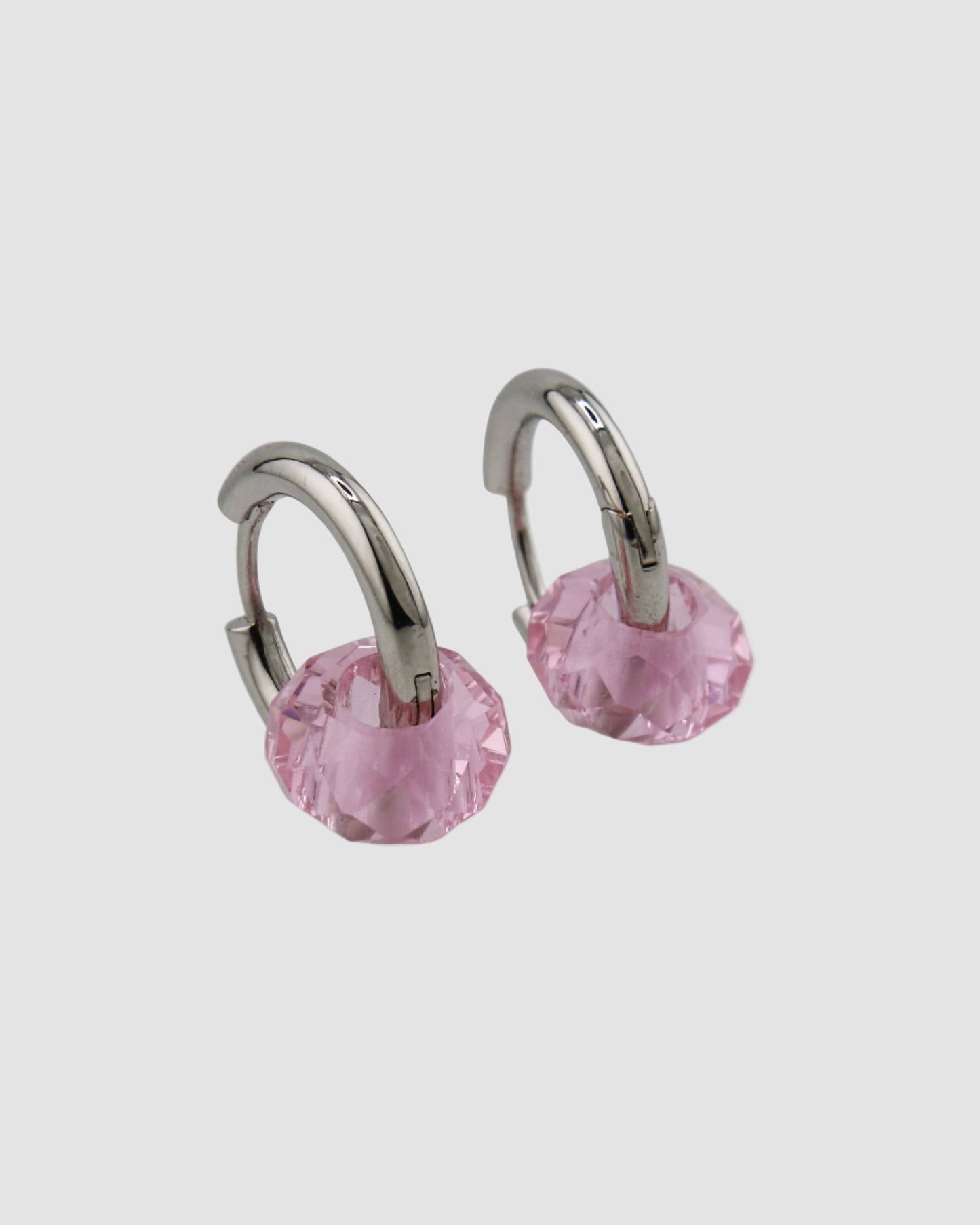 Pink Crystal Earrings