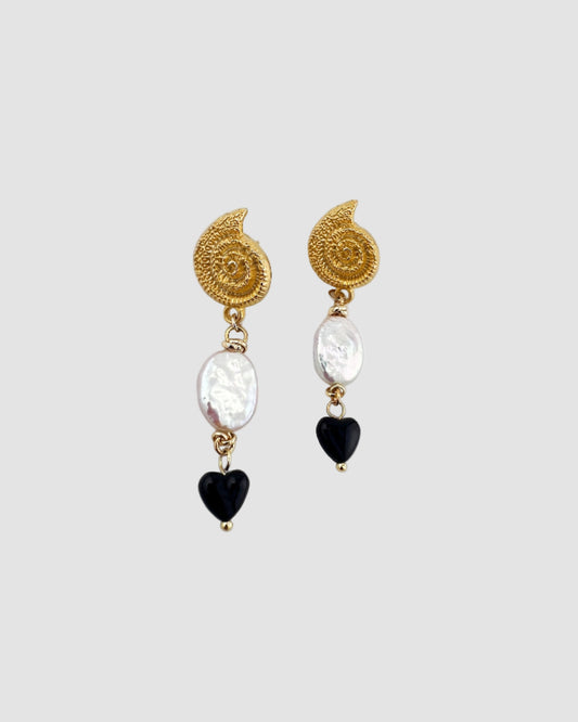 Ammonite Earrings