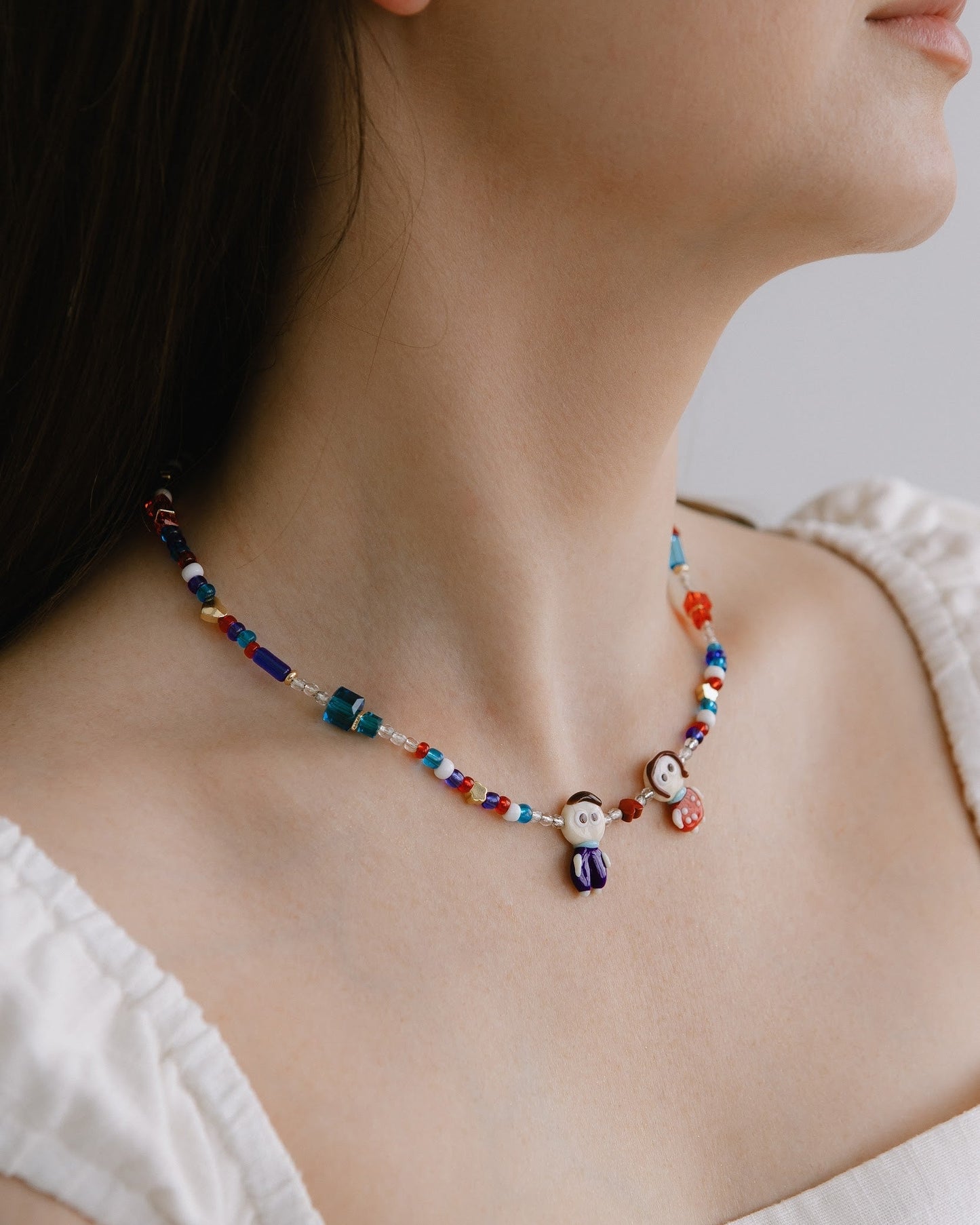 Beaded Choker "First Love"