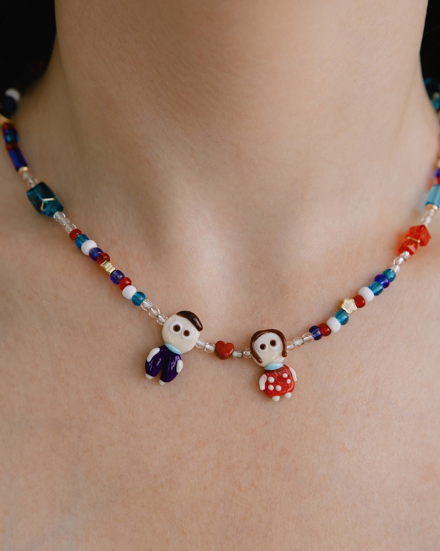 Beaded Choker "First Love"